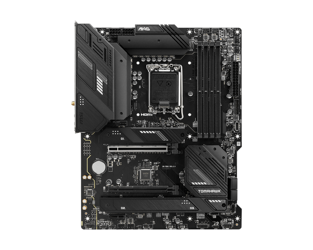 MSI MAG B760 TOMAHAWK WIFI DDR5 Intel B760 Soket 1700 DDR5 7000(OC)MHz ATX Gaming (Oyuncu) Anakart