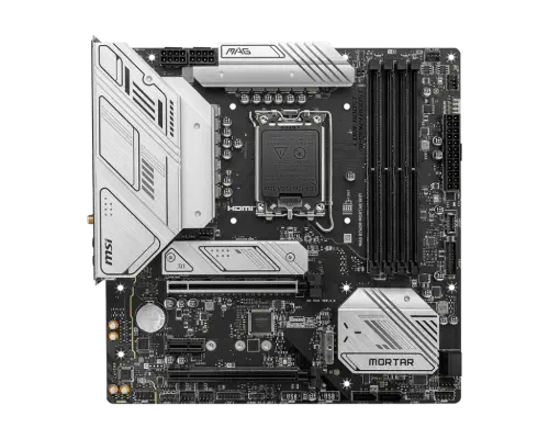 MSI MAG B760M MORTAR WIFI Intel B760 Soket 1700 DDR5 7000(OC)MHz mATX Gaming (Oyuncu) Anakart