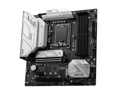 MSI MAG B760M MORTAR WIFI Intel B760 Soket 1700 DDR5 7000(OC)MHz mATX Gaming (Oyuncu) Anakart
