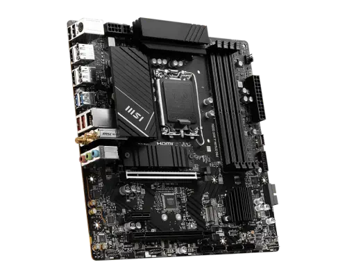 MSI PRO B760M-A WIFI DDR4 Intel B760 Soket 1700 DDR4 5333(OC)MHz mATX Gaming (Oyuncu) Anakart