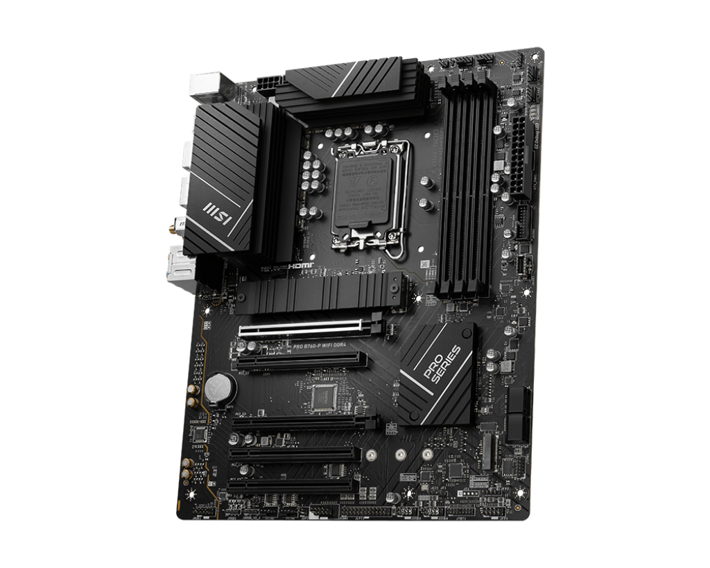 MSI PRO B760-P WIFI DDR4 Intel B760 Soket 1700 DDR4 5333(OC)MHz ATX Gaming (Oyuncu) Anakart
