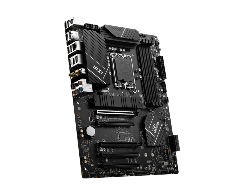 MSI PRO B760-P WIFI DDR4 Intel B760 Soket 1700 DDR4 5333(OC)MHz ATX Gaming (Oyuncu) Anakart