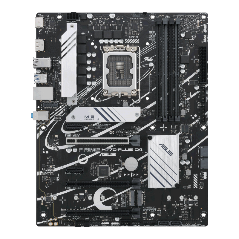 ASUS Prime H770-PLUS D4 Intel H770 Soket 1700 DDR4 5066(OC)MHz ATX Gaming (Oyuncu) Anakart