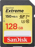 SanDisk Extreme 128GB 150Mb/s C10 SDSDXV5-128G-GNCIN SD Kart