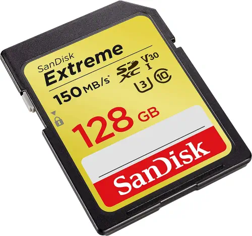 SanDisk Extreme 128GB 150Mb/s C10 SDSDXV5-128G-GNCIN SD Kart 