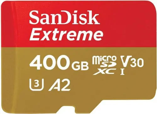 Sandisk Extreme 400GB SDSQXA1-400G-GN6MN 160MB/s  MicroSD Hafıza Kartı 