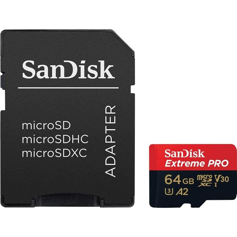 Sandisk Extreme Pro 64GB SDSQXCU-064G-GN6MA 200MB/s MicroSD Hafıza Kartı