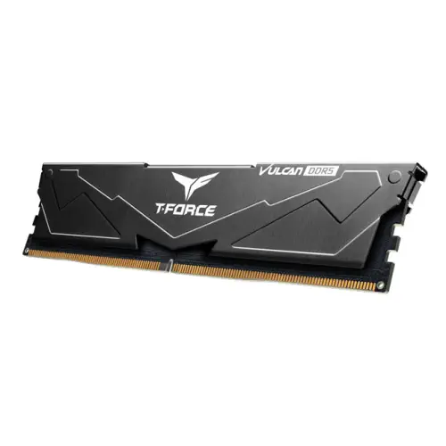 Team T-Force Vulcan 32GB(2x16GB) DDR5 5600Mhz CL32 Siyah Gaming Ram (FLBD532G5600HC32DC01)