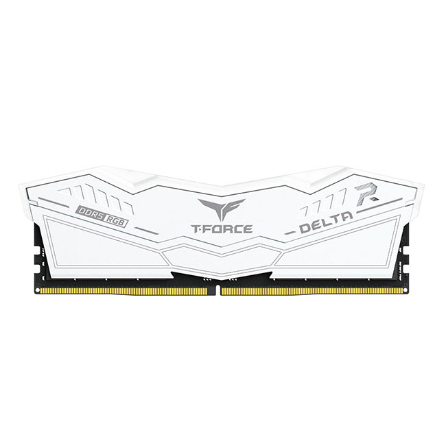 Team T-Force DELTA RGB 32GB (2x16GB) DDR5 6400MHz CL40 Beyaz Gaming Ram (FF4D532G6400HC40BDC01)