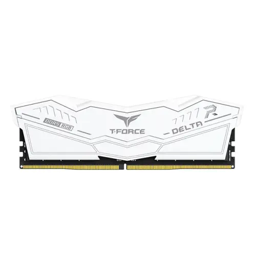 Team T-Force DELTA RGB 32GB (2x16GB) DDR5 6400MHz CL40 Beyaz Gaming Ram (FF4D532G6400HC40BDC01)