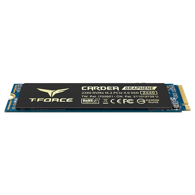Team T-Force CARDEA ZERO Z440 1TB 5000/4400/MB/s PCIe NVMe M.2 Gaming SSD Disk (TM8FP7001T0C311)