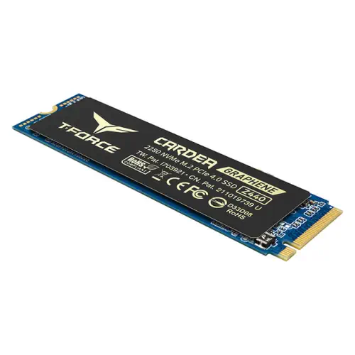 Team T-Force CARDEA ZERO Z440 2TB 5000/4200/MB/s PCIe NVMe M.2 Gaming SSD Disk (TM8FP7002T0C311)