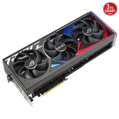 ASUS ROG Strix GeForce RTX 4090 OC ROG-STRIX-RTX4090-O24G-GAMING 24GB GDDR6X 384Bit DX12 DLSS 3 Gaming (Oyuncu) Ekran Kartı
