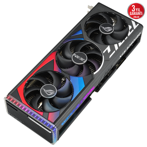 ASUS ROG Strix GeForce RTX 4090 OC ROG-STRIX-RTX4090-O24G-GAMING 24GB GDDR6X 384Bit DX12 DLSS 3 Gaming (Oyuncu) Ekran Kartı