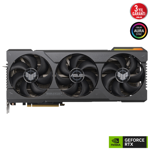 ASUS TUF Gaming GeForce RTX 4090 OC TUF-RTX4090-O24G-GAMING 24GB GDDR6X 384Bit DX12 DLSS 3 Gaming (Oyuncu) Ekran Kartı