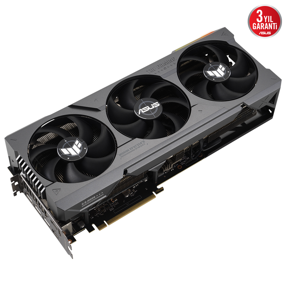 ASUS TUF Gaming GeForce RTX 4090 OC TUF-RTX4090-O24G-GAMING 24GB GDDR6X 384Bit DX12 DLSS 3 Gaming (Oyuncu) Ekran Kartı