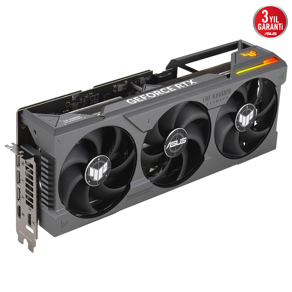 ASUS TUF Gaming GeForce RTX 4090 OC TUF-RTX4090-O24G-GAMING 24GB GDDR6X 384Bit DX12 DLSS 3 Gaming (Oyuncu) Ekran Kartı