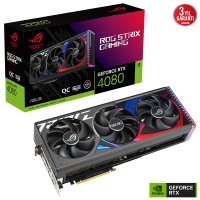 Asus ROG Strix GeForce RTX 4080 OC ROG-STRIX-RTX4080-O16G-GAMING 16GB GDDR6X 256Bit DX12 DLSS 3 Gaming (Oyuncu) Ekran Kartı