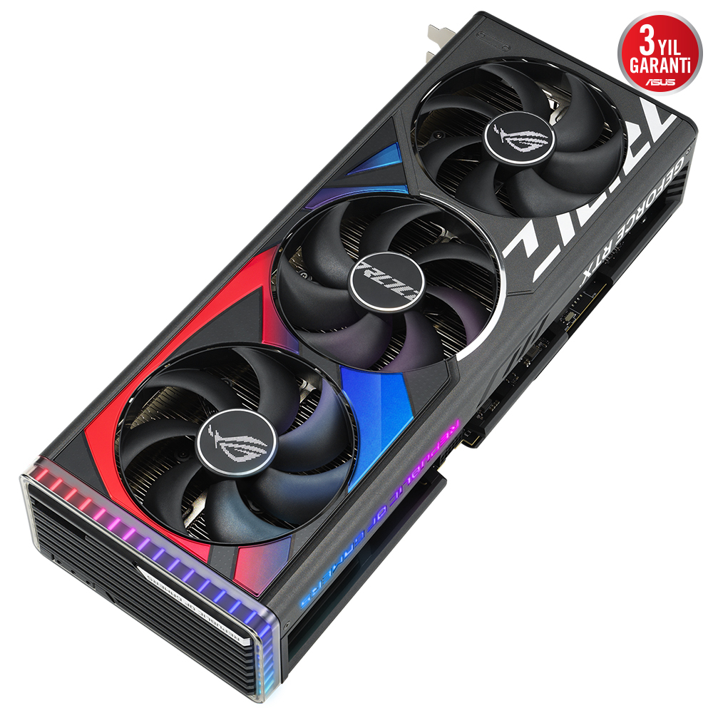 ASUS ROG Strix GeForce RTX 4080 OC ROG-STRIX-RTX4080-O16G-GAMING 16GB GDDR6X 256Bit DX12 DLSS 3 Gaming (Oyuncu) Ekran Kartı