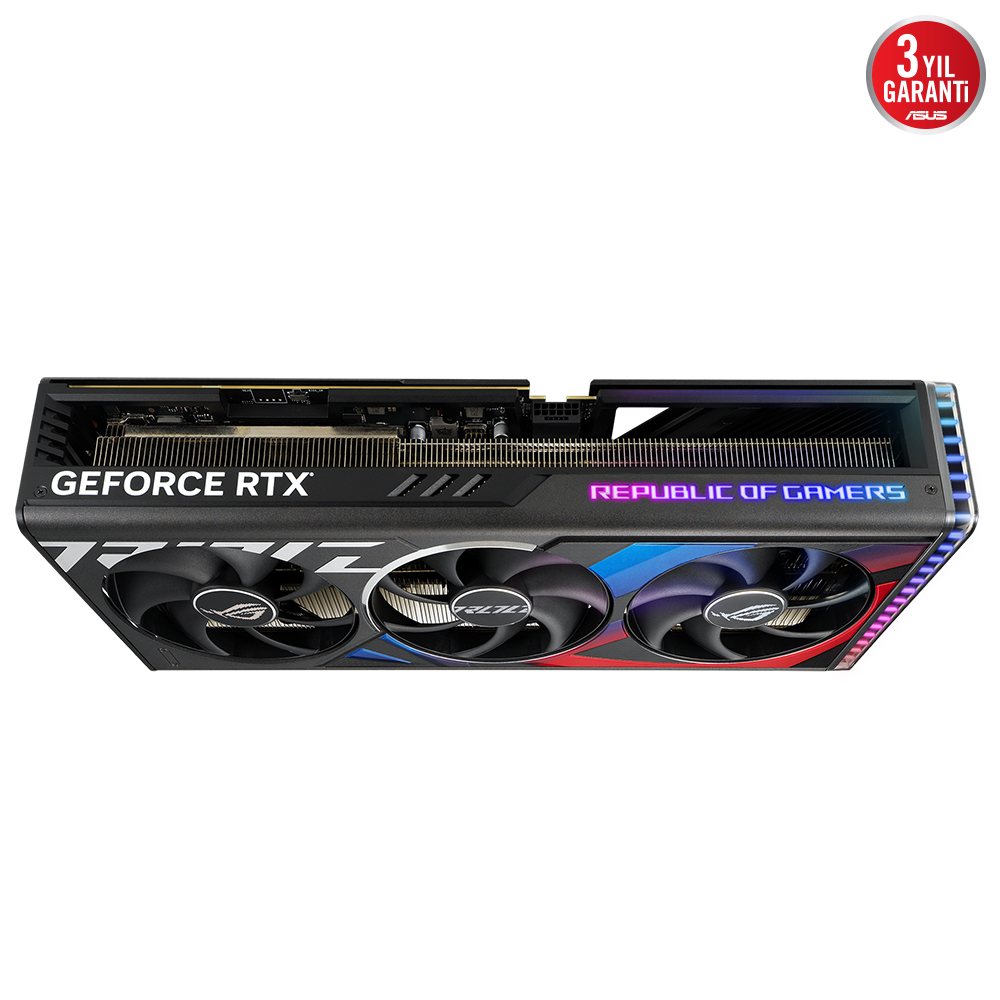 ASUS ROG Strix GeForce RTX 4080 OC ROG-STRIX-RTX4080-O16G-GAMING 16GB GDDR6X 256Bit DX12 DLSS 3 Gaming (Oyuncu) Ekran Kartı