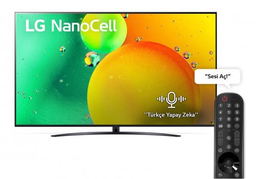 LG NanoCell 43NANO766QA 43″ 108 Ekran 4K Ultra HD Uydu Alıcılı Smart LED TV