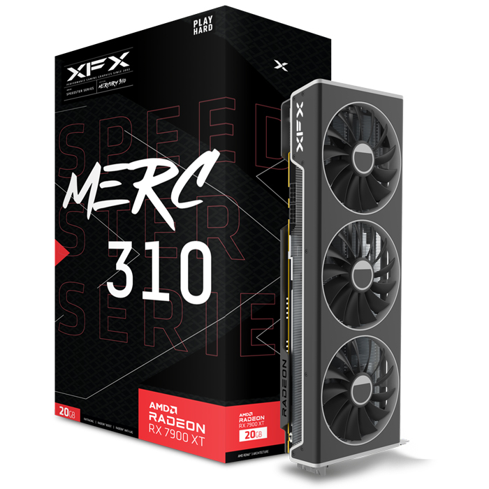 XFX Speedster MERC 310 AMD Radeon RX 7900 XT RX-79TMERCU9 20GB GDDR6 320Bit DX12 Gaming (Oyuncu) Ekran Kartı