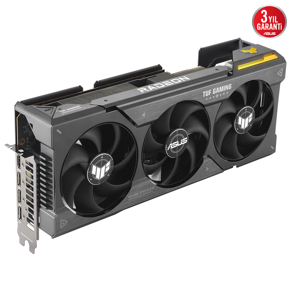 ASUS TUF Gaming Radeon RX 7900 XTX OC TUF-RX7900XTX-O24G-GAMING 24GB GDDR6 384Bit DX12 Gaming (Oyuncu) Ekran Kartı