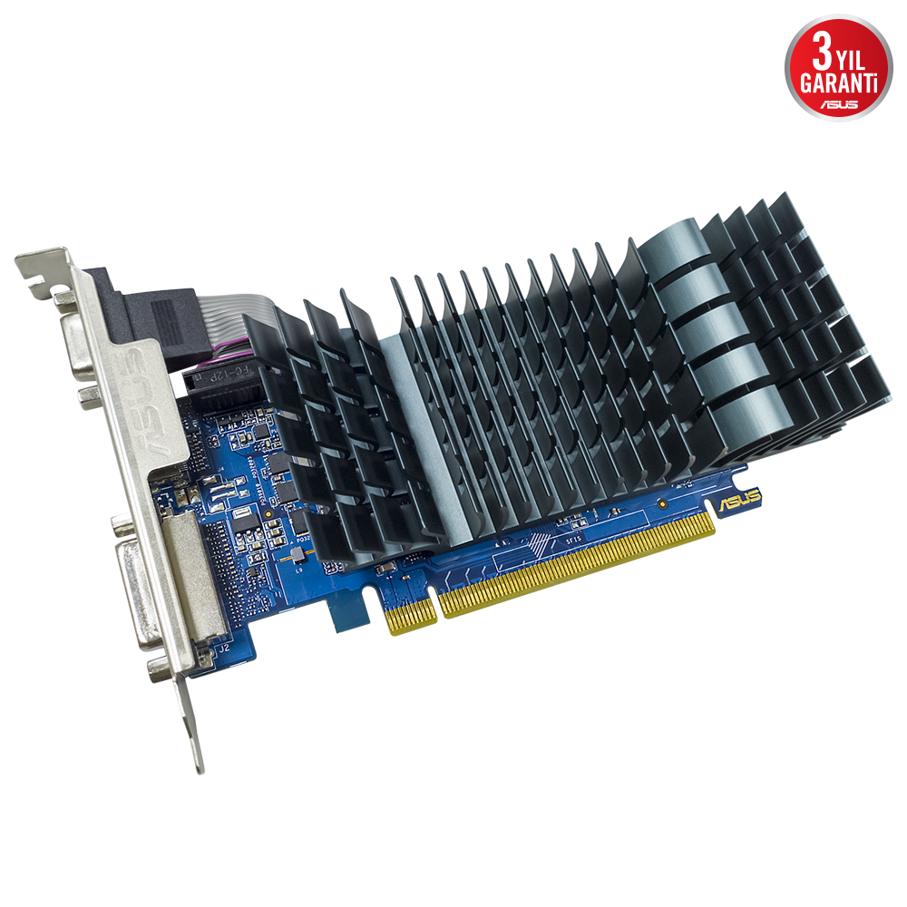 ASUS GeForce GT 710 Evo GT710-SL-2GD3-BRK-EVO 2GB DDR3 64Bit DX12 Ekran Kartı