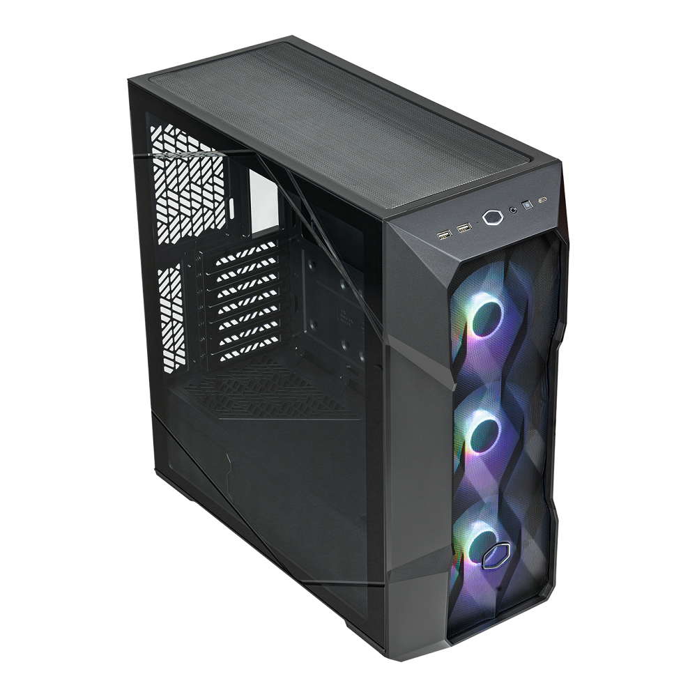 Cooler Master MasterBox TD500 V2 Siyah ARGB USB 3.2 Tempered Glass ATX Mid Tower Kasa