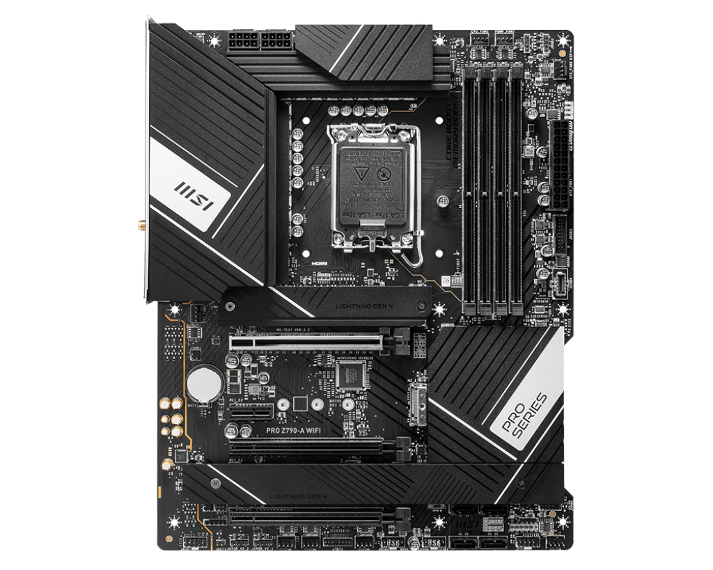MSI PRO Z790-A WIFI DDR5 Intel Z790 Soket 1700 DDR5 7200(OC)MHz ATX Gaming (Oyuncu) Anakart