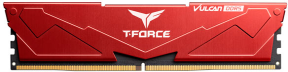 Team T-Force Vulcan Red 16GB (1x16GB) 6000Mhz DDR5 CL38 Kırmızı Gaming Ram (FLRD516G6000HC38A01)