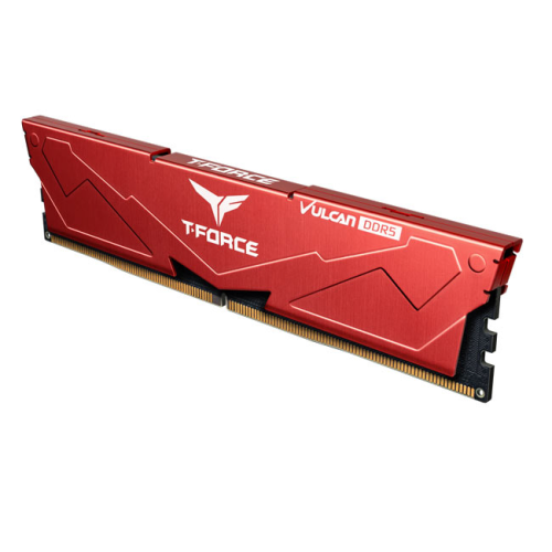 Team T-Force Vulcan 16GB(1x16GB) 6000Mhz DDR5 CL38 Kırmızı Gaming Ram (FLRD516G6000HC38A01)