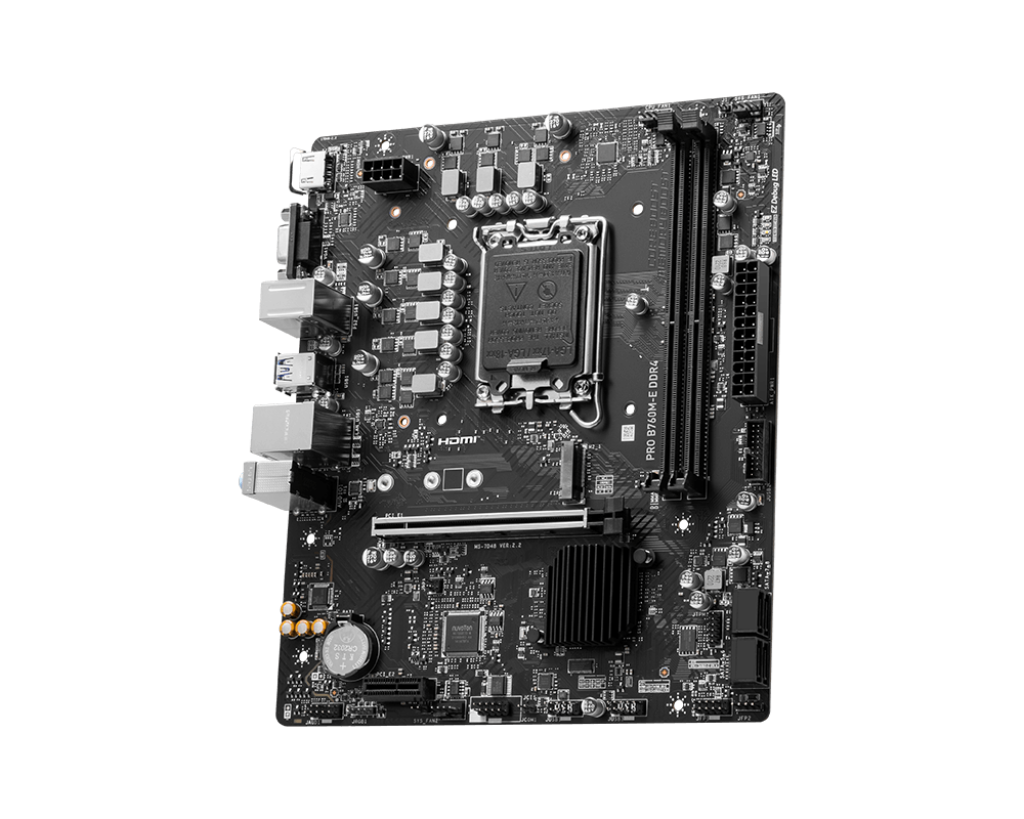 MSI Pro B760M-E DDR4 Intel B760 Soket 1700 DDR4 4800(OC)MHz mATX Gaming (Oyuncu) Anakart