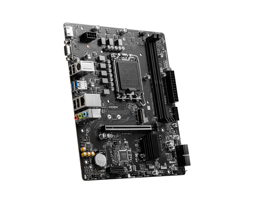 MSI Pro B760M-E DDR4 Intel B760 Soket 1700 DDR4 4800(OC)MHz mATX Gaming (Oyuncu) Anakart