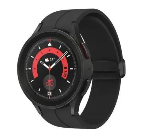 Samsung Galaxy Watch 5 Pro Siyah SM-R920NZKATUR Akıllı Saat - Samsung Türkiye Garantili