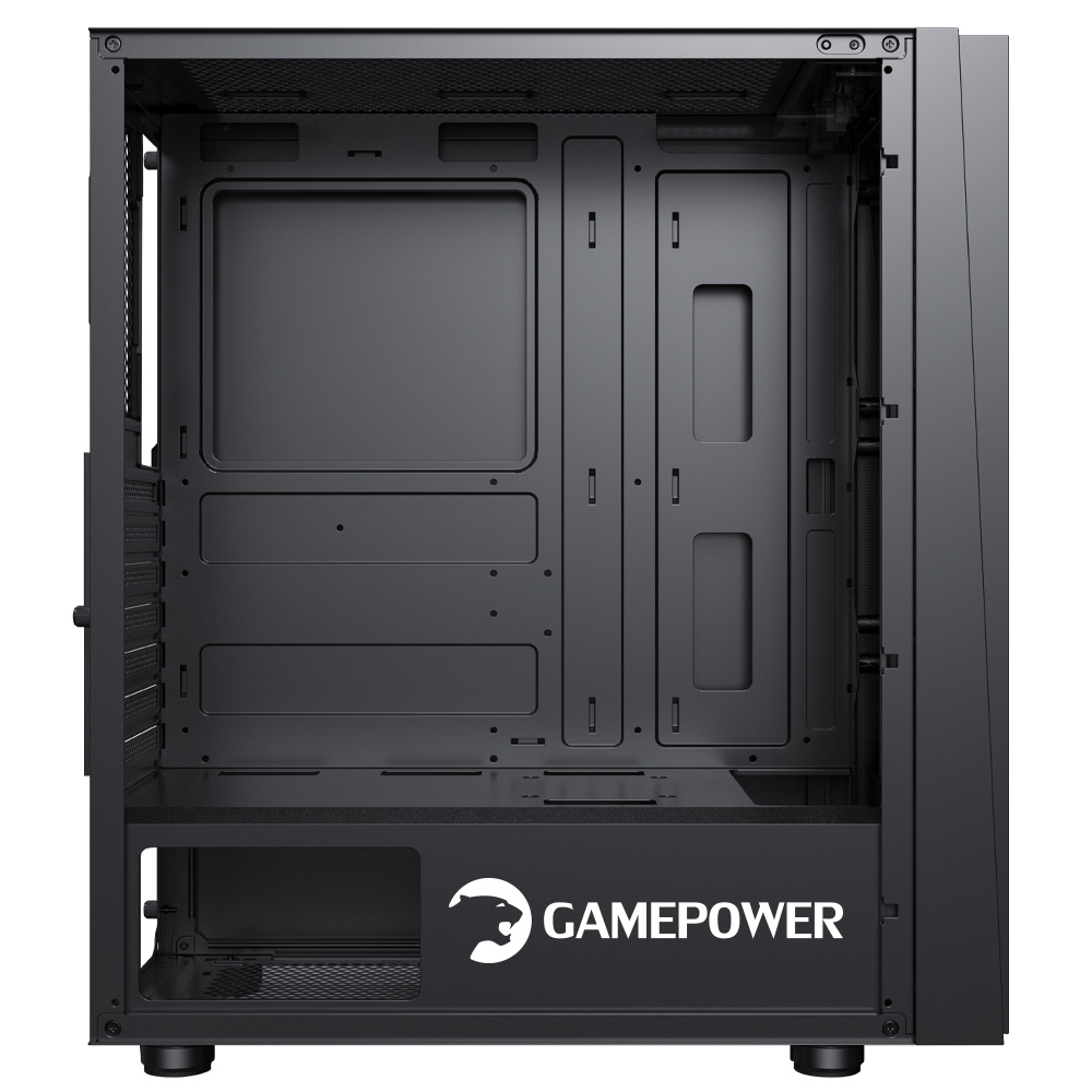 GamePower Ravadin 650W 80+ Bronze ATX 3* ARGB Infinity Fan Temper Cam Gaming Siyah Kasa