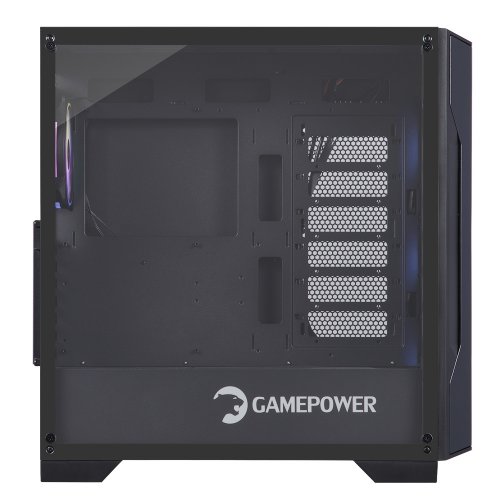 GamePower Savagis ATX 4* ARGB ARGB Fan Temper Cam Gaming RGB Kontrolcüsü ve Uzaktan Kumanda Siyah Kasa 80+ Bronz 650W Dahili PSU