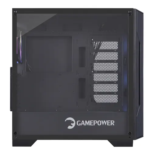 GamePower Savagis 650W 80+ Bronze ATX 4* ARGB ARGB Fan Temper Cam Gaming RGB Kontrolcüsü ve Uzaktan Kumanda Siyah Kasa 