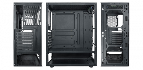 Vento VG10F 600W 80+ PSU Temperli Cam 4x120mm  ATX Kasa