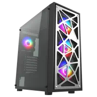 Vento VG12AL FSP 600W 80+ PSU 4x120mm RGB Fan Temperli Cam USB 3.0 Mesh E-ATX Mid-Tower Gaming (Oyuncu) Kasa