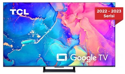 TCL 65C735 65″ 165 Ekran 4K Ultra HD Uydu Alıcılı Google Smart QLED TV