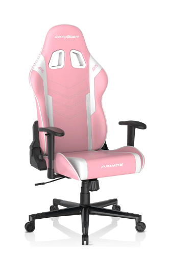 DXRacer P132 GC-P132-PW-F2-158 Pembe/Beyaz Oyuncu Koltuğu 