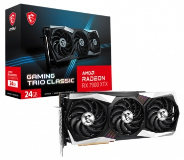 MSI Radeon RX 7900 XTX GAMING TRIO 24G GDDR6 384Bit DX12 Gaming (Oyuncu) Ekran Kartı