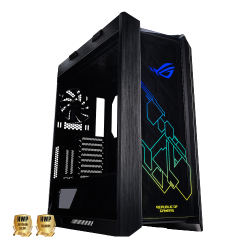 ASUS ROG Strix Helios GX601 4x140mm Fan USB Type-C Temperli Cam RGB Siyah E-ATX Mid-Tower Gaming (Oyuncu) Kasa