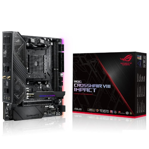 Asus ROG Crosshair VIII Impact AMD X570 Soket AM4 DDR4 4800(OC)MHz Mini-DTX Gaming (Oyuncu) Anakart