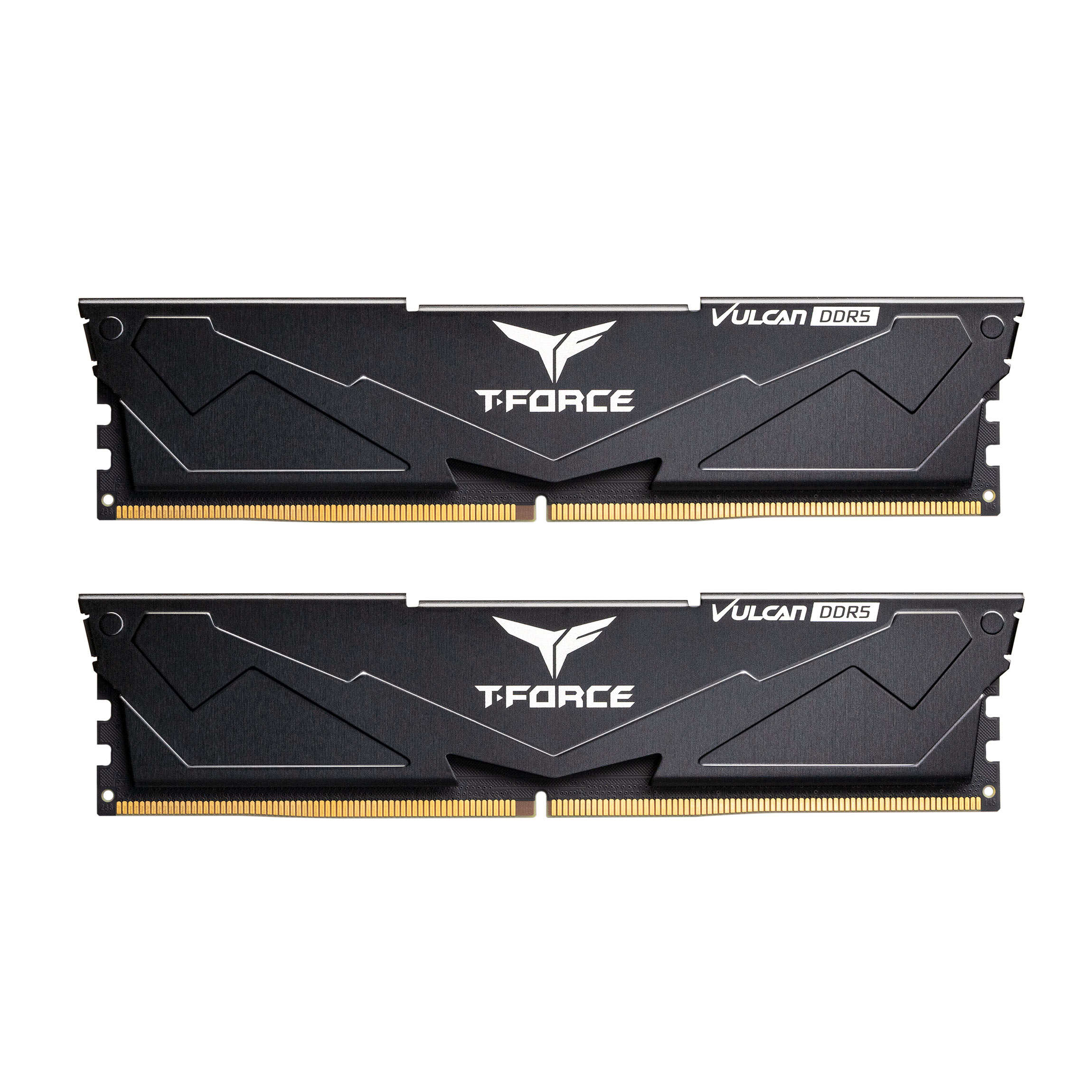 Team T-Force Vulcan 32GB(2x16GB) 6400Mhz DDR5 CL40 Siyah Gaming Ram (FLBD532G6400HC40BDC01)