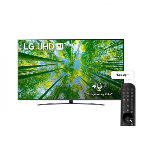 LG 55UQ81006LB 55″ 139 Ekran 4K Ultra HD Uydu Alıcılı webOS Smart LED TV