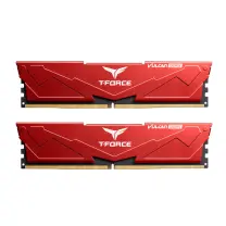 Team T-Force Vulcan 32GB (2x16GB) DDR5 5600MHz CL32 Kırmızı Gaming Ram (FLRD532G5600HC32DC01)