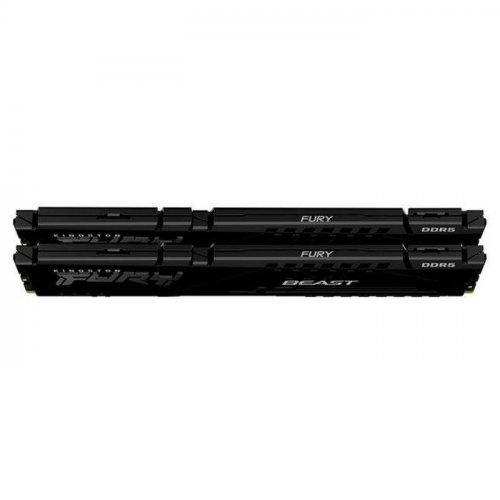 Kingston Fury Beast KF560C36BBEK2/16 16GB (2x8GB) DDR5 6000MHz CL36 Siyah Gaming Ram (Bellek)