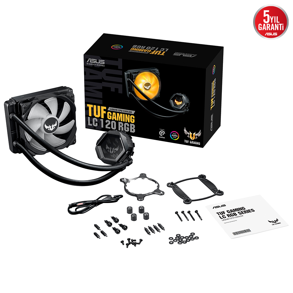 ASUS TUF Gaming LC 120 RGB 120mm İşlemci Sıvı Soğutucu
